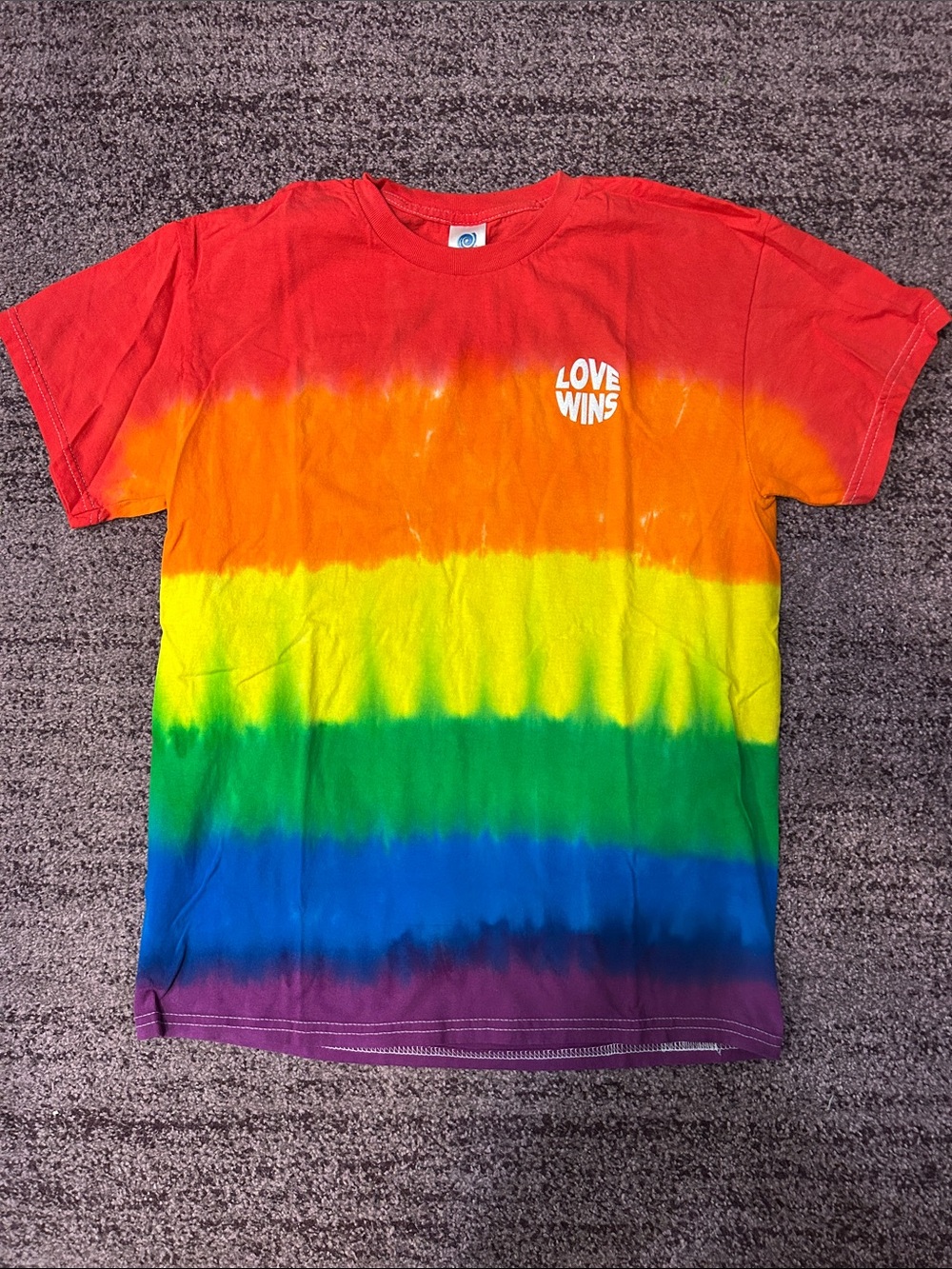 Love Wins Rainbow Tie-Dye T-Shirt